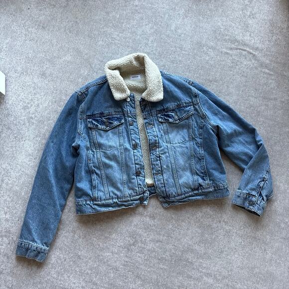 Hudson Jeans Jackets & Blazers - Hudson Sherpa Denim Jean Jacket